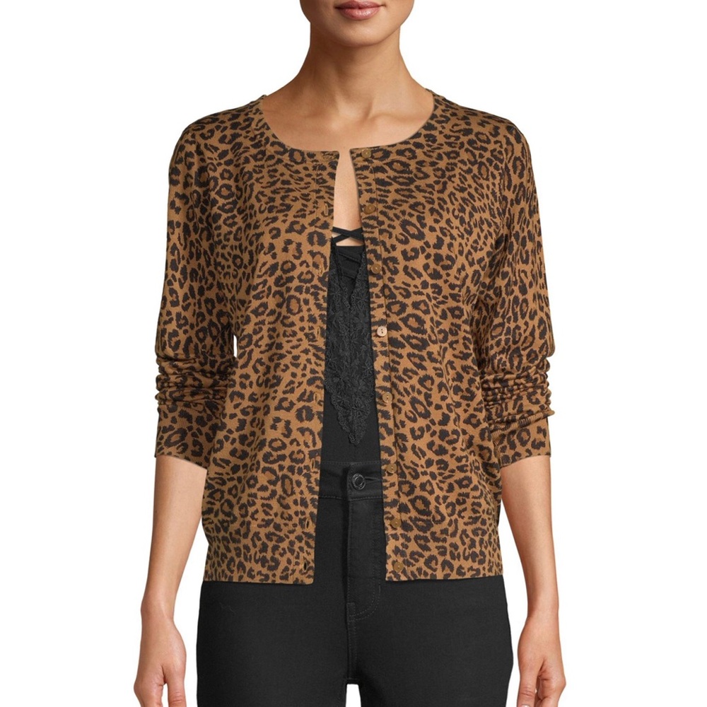 Animal print cardigan ❤️